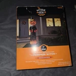 Halloween Gemmy 7 Ft Swirling Light Fire & Ice Pumpkin Witch Airblown Inflatable. Fixed Price $39.99.