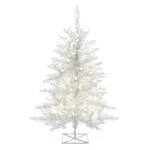 Vickerman 36" Plastic Fir Slim Dural-lit Led Artificial Christmas Tree In White. Fixed Price $103.80.