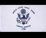 Coast Guard Flag 3X5 Ft Uscg Emblem United States Semper Paratus 1790 White. Fixed Price $12.78.