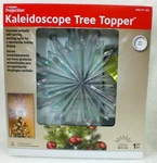 Gemmy Lightshow Lighted Leds Projection Starburst Tree Topper Kaleidoscope White. Fixed Price $49.99.