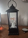 Eldnacele Christmas Snow Angel Globe Lantern W/ Music Lighted Glitter Water. Fixed Price $39.99.