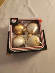 Vtg. Boxed Santas World ,handmade Glass Christmas Ornaments SET,4 Kurt Adler. Fixed Price $12.57.