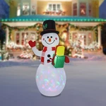4.92FT Inflatable Snowman Christmas Decoration With Interior Rotating Led Lights. Fixed Price $47.99.