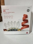 Ge Set 25 C9 Cool Bright Classic Lights Clear 16 Ft Green Wire. Fixed Price $16.97.