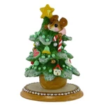 Wee Forest Folk Christmas Figurine M-240A Tree Alone (pink). Fixed Price $89.00.