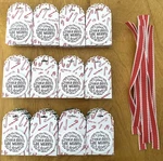 Stampin' Up! Candy Canes Be Merry Christmas Treat Box Kit, Set Of 12. Fixed Price $9.95.