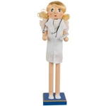 Northlight Nurse With Stethoscope Wooden Christmas Nutcracker - 15". Fixed Price $40.31.