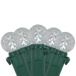 Northlight Led G12 Berry Christmas Lights - 16' Green Wire Pure White 50 Ct. Fixed Price $18.49.