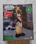 Gemmy Airblown Inflatable Holiday Hunting Buck, 6 Ft, Open Box New. Fixed Price $39.99.