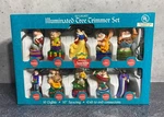Disney Illuminated Tree Trimmer Set - Snow White & Seven Dwarfs Santa's Best. Fixed Price $40.00.