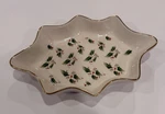 Home For The Holidays Limited Holly Christmas Gold Trim Candy Dish. Fixed Price $12.99.