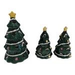 Bella Casa By Ganz Christmas Tree Lot 3 Salt Pepper Shaker Tea Light Luminary. Fixed Price $15.99.