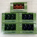5 Holiday Time 4 Packs C9 Red Blue Green Christmas Light Clear Replacement Bulbs. Fixed Price $9.99.