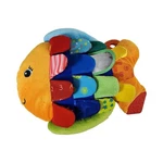 Melissa & Doug Ks Kids Flip Fish Baby Sensory Toy Orange Multi-color Plush 10IN. Fixed Price $8.00.