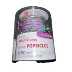 Everlasting Glow 11.8" Led Wire Strings 20 Popsicle Indoor. Fixed Price $16.50.