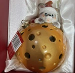 Home Reflections Luminary Flameless Candle With Timer Mouse Christmas Ball - New. Fixed Price $12.99.