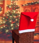 8X Christmas Chair Covers Dinner Table Santa Hat Home Decorations Ornaments Gift. Fixed Price $14.22.