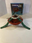 Vintage Christmas Tree Stand Fits Up To 4 Inch Diameter National Metal No 5130. Fixed Price $9.99.