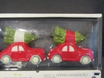 Threshold Salt & Pepper Shakers Christmas Red Car Tree. Fixed Price $9.99.