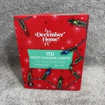 December Home 150 Multi Chasing Lights 37 Ft String Lighted Christmas Adjustable. Fixed Price $19.99.