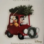 Hallmark Disney Mickey Mouse & Pluto Keepsake Ornament Christmas 2021. Fixed Price $16.99.
