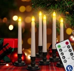 6PCS Christmas Decorations Window Candles With Remote Timer, 7.9INCH Battery Ope. Fixed Price $25.99.