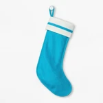 Felt Christmas Stocking Blue & White 20" Holiday Target Wondershop. Fixed Price $7.19.