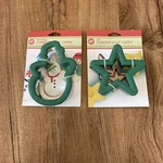 Wilton Holiday Christmas Snowman And Star, Comfort Grip Cutter Heavy Duty. Fixed Price $17.99.
