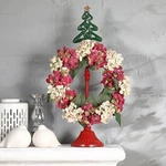 Ainisis Christmas Tree Wreath Stand For Display Large, Red With Green. Fixed Price $47.57.
