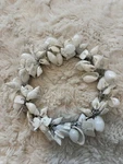 Natural Shell Round Wreath Seaside Nautical Decoration 5 Tree Ornament. Fixed Price $14.22.