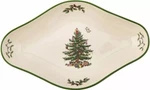 Spode Diamond Shaped Dish Plate 8.8" Christmas Tree Holiday Serving. Fixed Price $19.99.