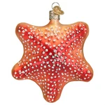 Old World Christmas Glass Ornament, Red Starfish (with Owc Gift Box). Fixed Price $16.88.