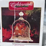 Celebrations Crystal Clear 7" Bell Of Christmas Frosted Plate #312289. Fixed Price $12.00.