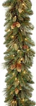 National Tree Company 9 Ft Pre-lit Carolina Pine Artificial Christmas Garland,. Fixed Price $128.57.