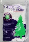 New Sparkl-tex Glittering Christmas Tree Skirt Buffalo Snow 60" Diameter. Fixed Price $5.50.