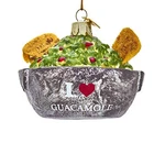 Kurt Adler Noble Gems "i Love Guacamole" Glass Hanging Ornament 3.5" Tall. Fixed Price $17.32.