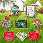 Arosche Teacher Appreciation Yard Signs 8 Pcs Stakes. Fixed Price $30.86.