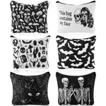 Amylove 6 Pcs Christmas Makeup Bag Goth Purse Gift For Women This Contain.... Fixed Price $21.28.