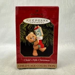 Hallmark Child Fifth Christmas 1999 Keepsake Ornament Vintage QX6679 (nib). Fixed Price $9.50.