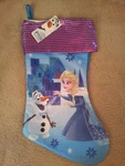 Disney Frozen Elsa Olaf Blue Christmas Stocking Large "nwt". Fixed Price $10.99.