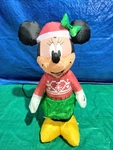 3.5' Gemmy Airblown Inflatable Disney's Minnie Mouse Christmas Sweater. Fixed Price $39.95.