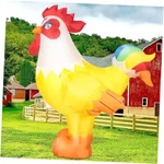 Domkom 6FT Christmas Inflatables Blow Up Animals Cute Chicken, Rooster. Fixed Price $74.98.