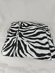 Zebra Runner Table 12"X108" Decor Cloth Taffeta Party. Fixed Price $6.00.