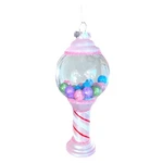 Gumball Machine Glass Ornament Kurt Adler Candy Pink Christmas 6" Sweet Shop. Fixed Price $8.79.