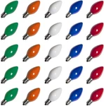 25 Pack C7 Led Multicolor Christmas Replacement Light Bulbs,. Fixed Price $25.69.