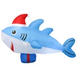4FT Long Christmas Inflatable Shark Decorations With Lights,outdoor Indoor Bl.... Fixed Price $53.64.