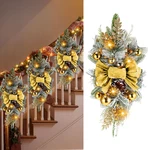 Lyrow Pcs Cordless Prelit Christmas Artificial Swags 24 Xmas Stairway. Fixed Price $108.60.