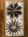 Ikea Kallt Straw Star Ornament Set Nib - 4 Pieces In Wicker Box. Fixed Price $29.99.
