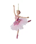 Kurt Adler 7" Resin Hand Painted Sugar Plum Ballerina Christmas Ornament C8575. Fixed Price $22.88.