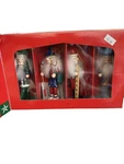 Bright Shining Treasures For The Tree Christmas Ornament Nutcracker Set Santas. Fixed Price $39.99.